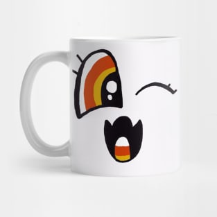 Candy Corn Face Mug